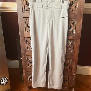 Nike Kids Gray Baseball Pants - Lightweight Performance